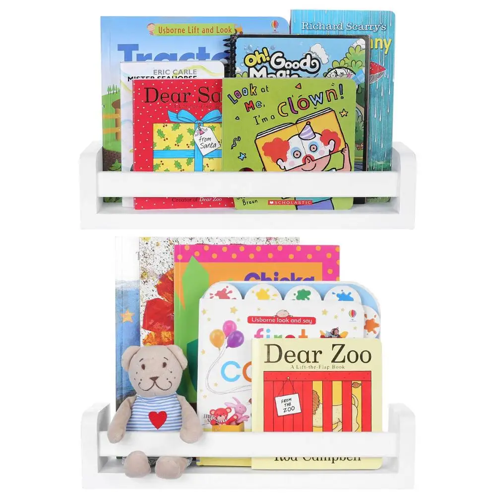 Cnlf белые книжные полки, детский органайзер, плавающие полки для выступления дисплея