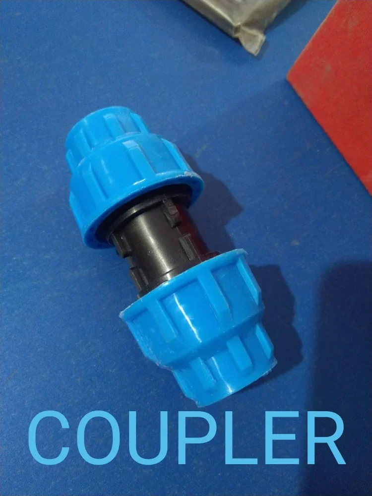 Most Selling PP/PE Compression Pipe Fitting End Coupler 32mm for Agriculture Available at Affordable Price