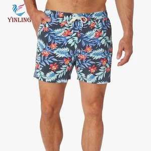 Custom Logo Swim Trunks Mens Quick Dry Bathing Suit Board Shorts Printing New Style Swim Shorts Trunk
