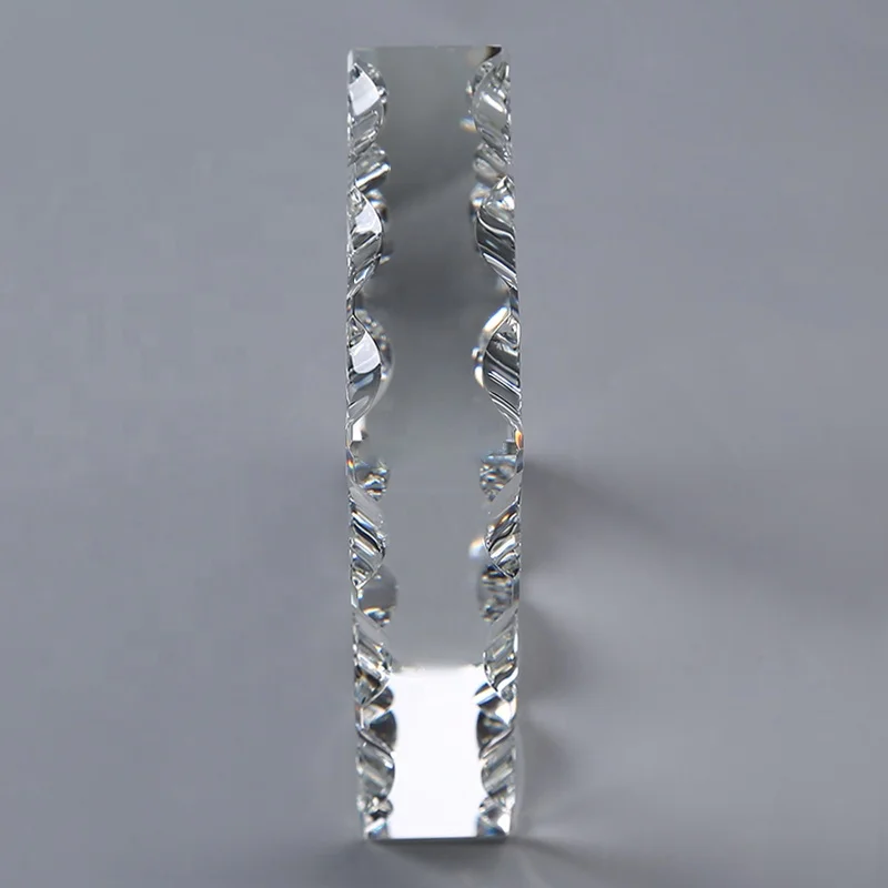 Clear 3D Laser Crystal Block Souvenir Crafts K9 Glass Cube Blank Crystal for Engraving