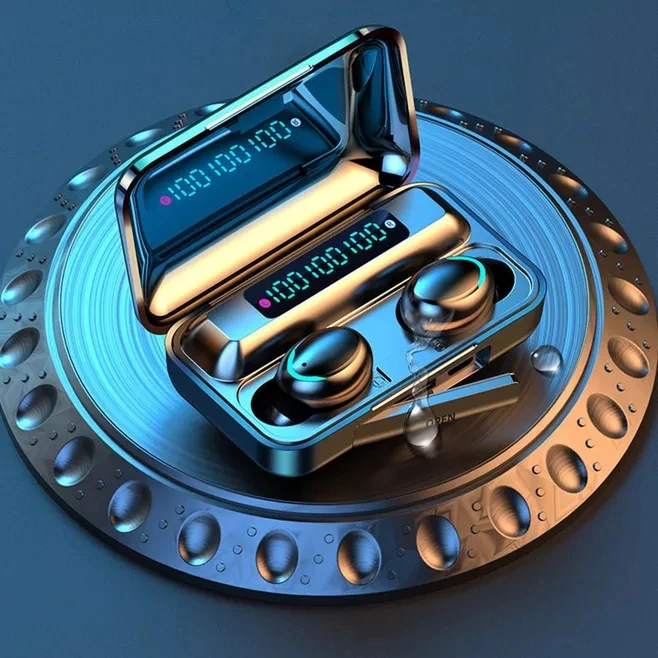 Водонепроницаемая беспроводная гарнитура True bt, шумоподавляющие Игровые наушники f9, Tws наушники для мобильных телефонов, наушники