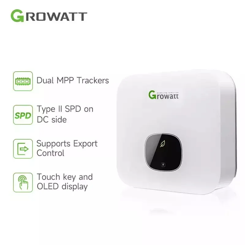 Growatt MIN 5000TL-X Solar Inverter Single Phase 5kw Hybrid Solar ...