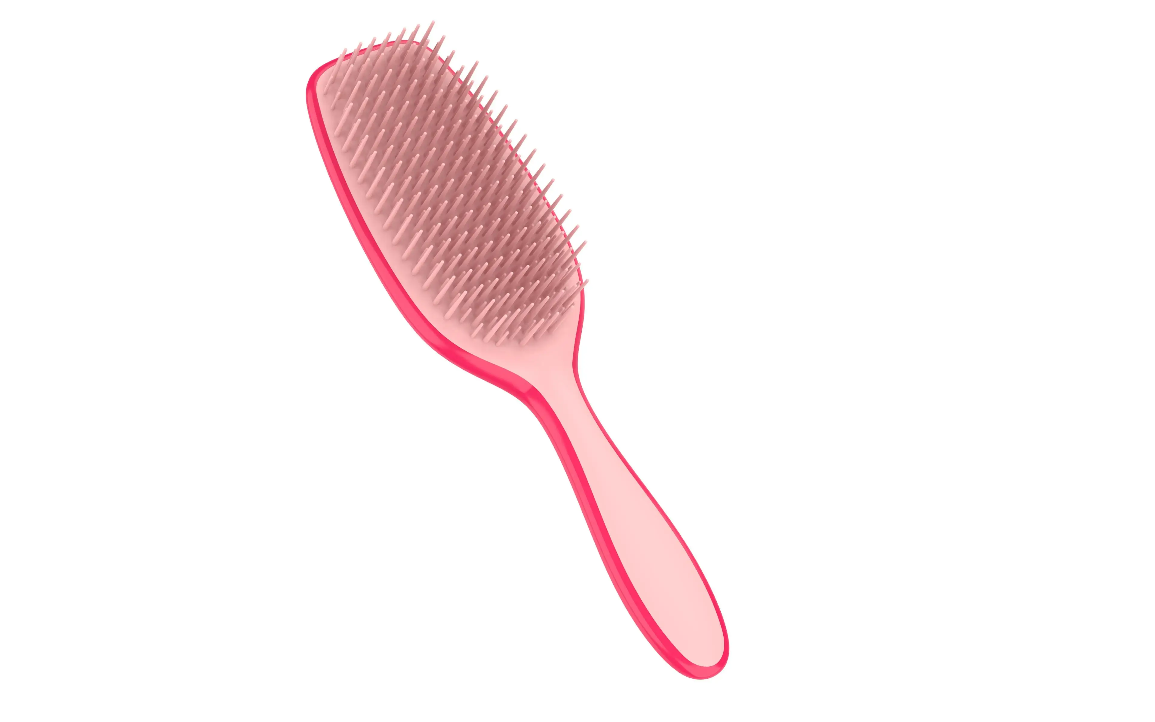 Пластиковая щетка для распутывания вьющихся волос 2023 пластиковая расческа низкая