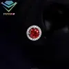 Red daimond Earring