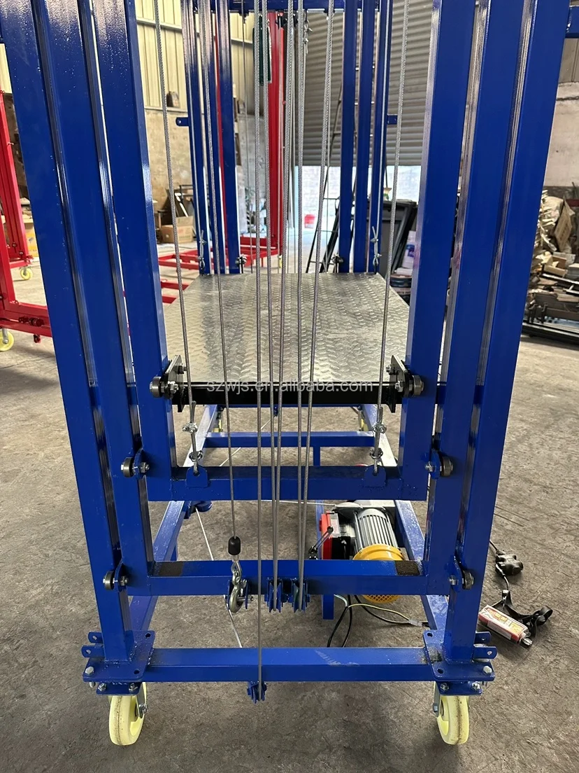 Foldable Steel Barrister Shelf Lift Machine 4 Shelves Customizable Size ...