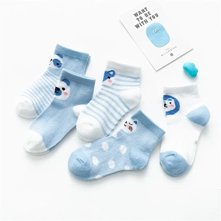 5Pairs/Lot Baby Boy Girl Socks Summer Kids Mesh Thin Sock Cartoon Toddler  Breathable Short Socks Calcetines 양말 - AliExpress