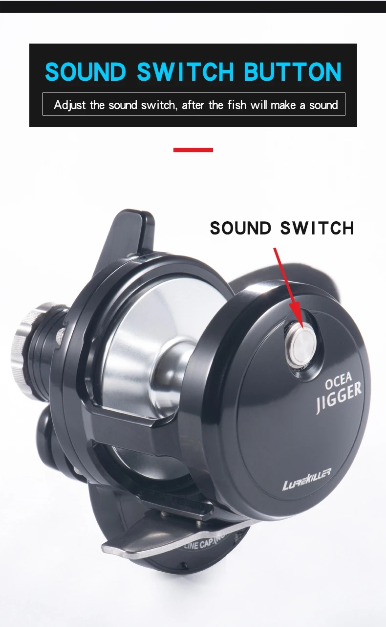 Lurekiller Ocean Jigger 1500 Hg/1501 Hg Slow Jigging Reel Full Metal 24