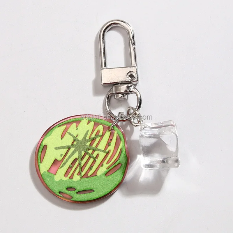 Kiwi Fruit Key Chain Watermelon Apple Grape Pineapple Avocado Keyring ...