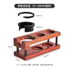 Solid wood spring coffee tamper - vertical design - (universal)
