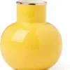 Small yellow vase