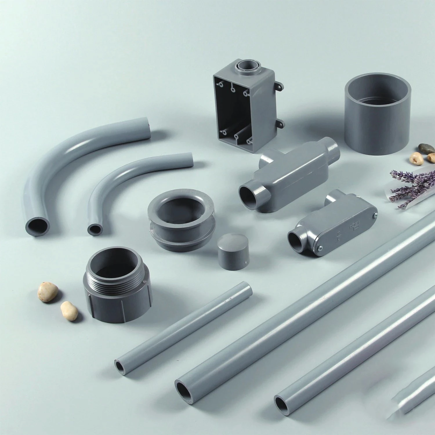 Upvc Pvc End Bells Ul651 Nematc2 Standard Grey Colour For Pvc Conduit