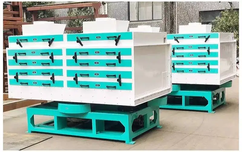 White Rice Grader/Broken Rice Separation Machine Vibrating Rice Grading Sieve