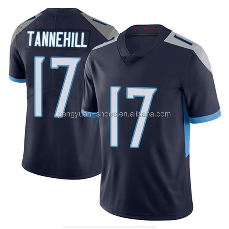 Wholesale Best Quality #2 Julio Jones #11 A.J. AJ Brown #17 Ryan Tannehill  #22 Derrick Henry Stitched American Football Jersey From m.