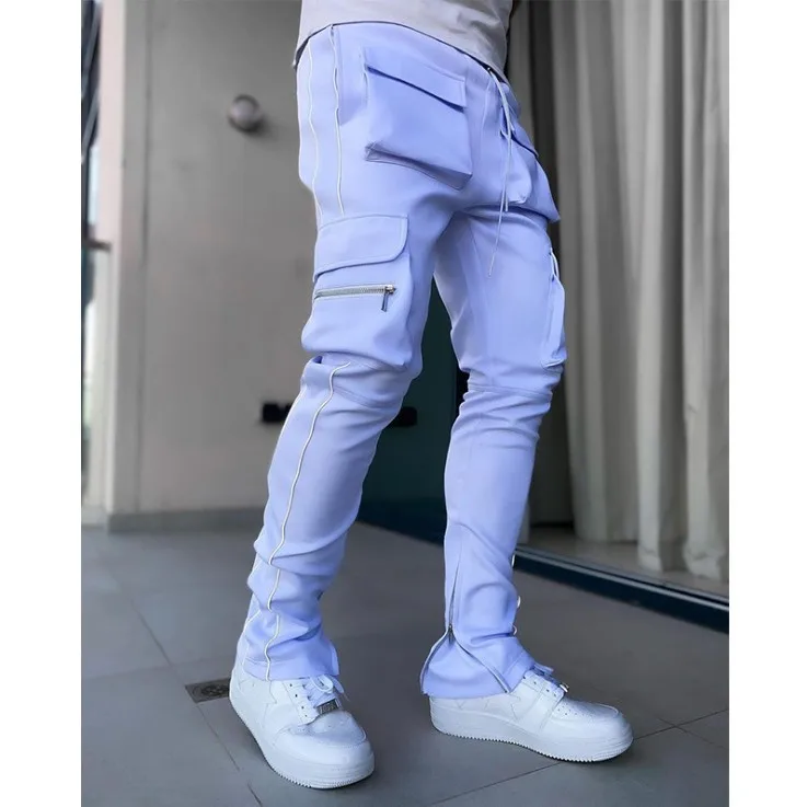 Pudcoco Men Tracksuit Pants Long Trousers Workout Joggers Gym