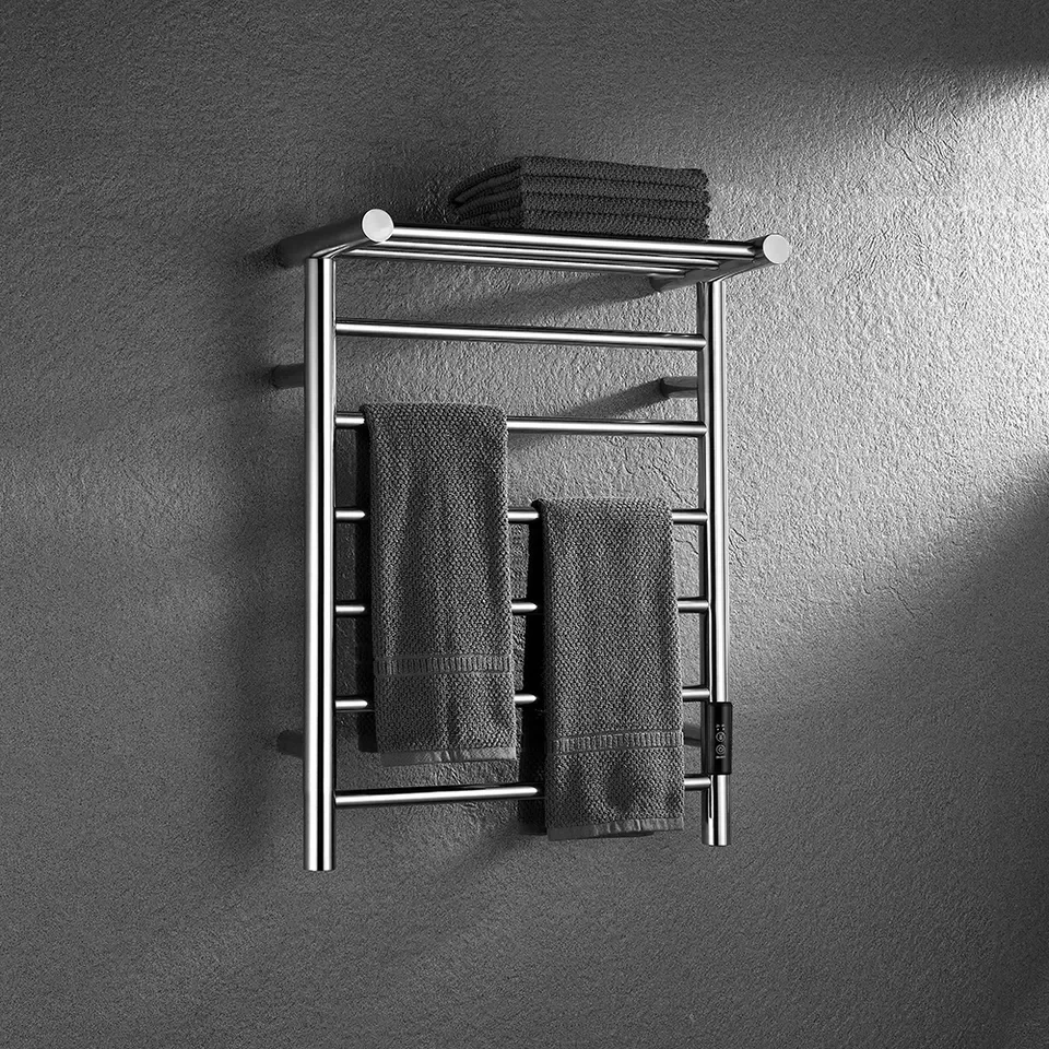 Sanipro Bathroom Accessories Wall Mounted Drying Warm 6 Bars Stainless ...