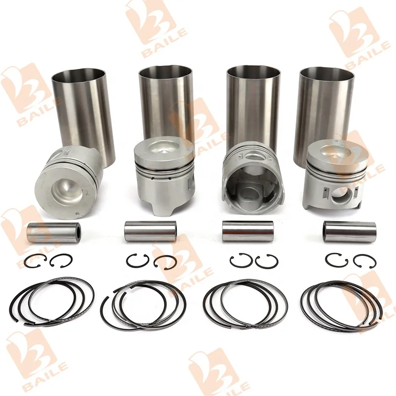 4D33 Engine Rebuild Kit 4D33 Complete Overhaul Kit Piston Ring Liner Kit for Mitsubishi 4D33 Diesel Engine Repair Spare Parts