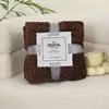 Cuadros de piña marrón oscuro