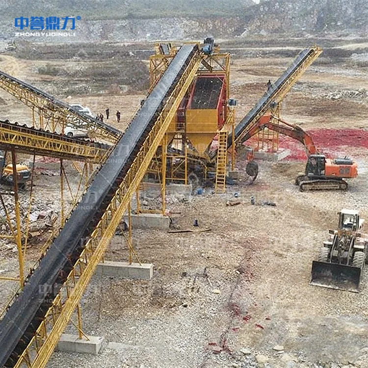 زیادہ موثر چونے کے پتھر کی ت crushing پیداوار لائن 100-1000 ٹی پی ایچ، خودکار سیمنٹ تعمیراتی مجموعہ کے لیے حسب ضرورت