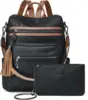 Black with brown