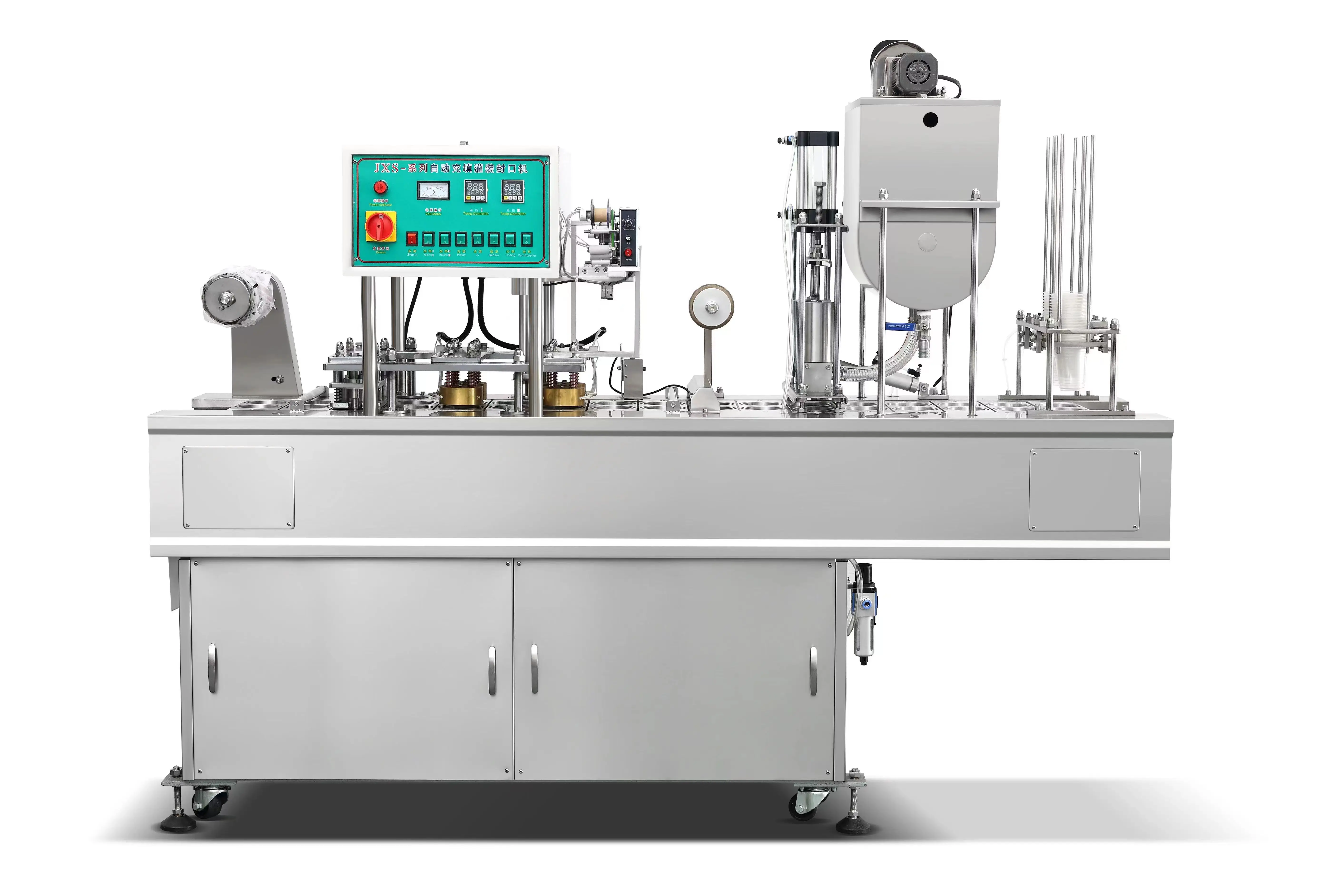 WANHE-2/4 Automatic Paste Filling Sealing Machine for Beverages Commodity Chemicals Plastic Packaging CE Certified Core Motor