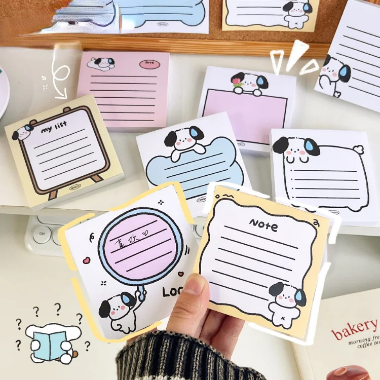 Wholesale Sticky Note Book Cartoon Memo Kawaii Note Student Papeleria ...