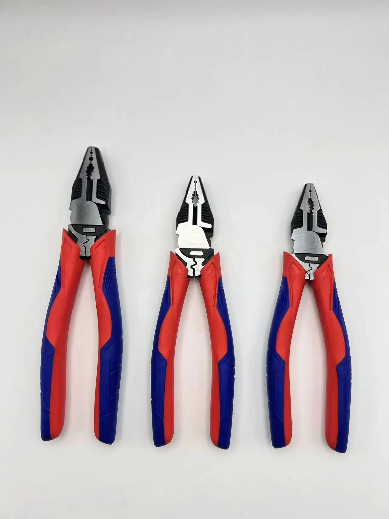 Ergonomic Handle Multifunctional Eccentric Diagonal Cutting Pliers Carbon Steel Serrated Jaw Surface Multi-Purpose Use OEM manufacture