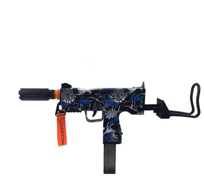Foam Ball Launchers Fun Ak47 Con Mira Shell Ejecting Gel Blaster Gun