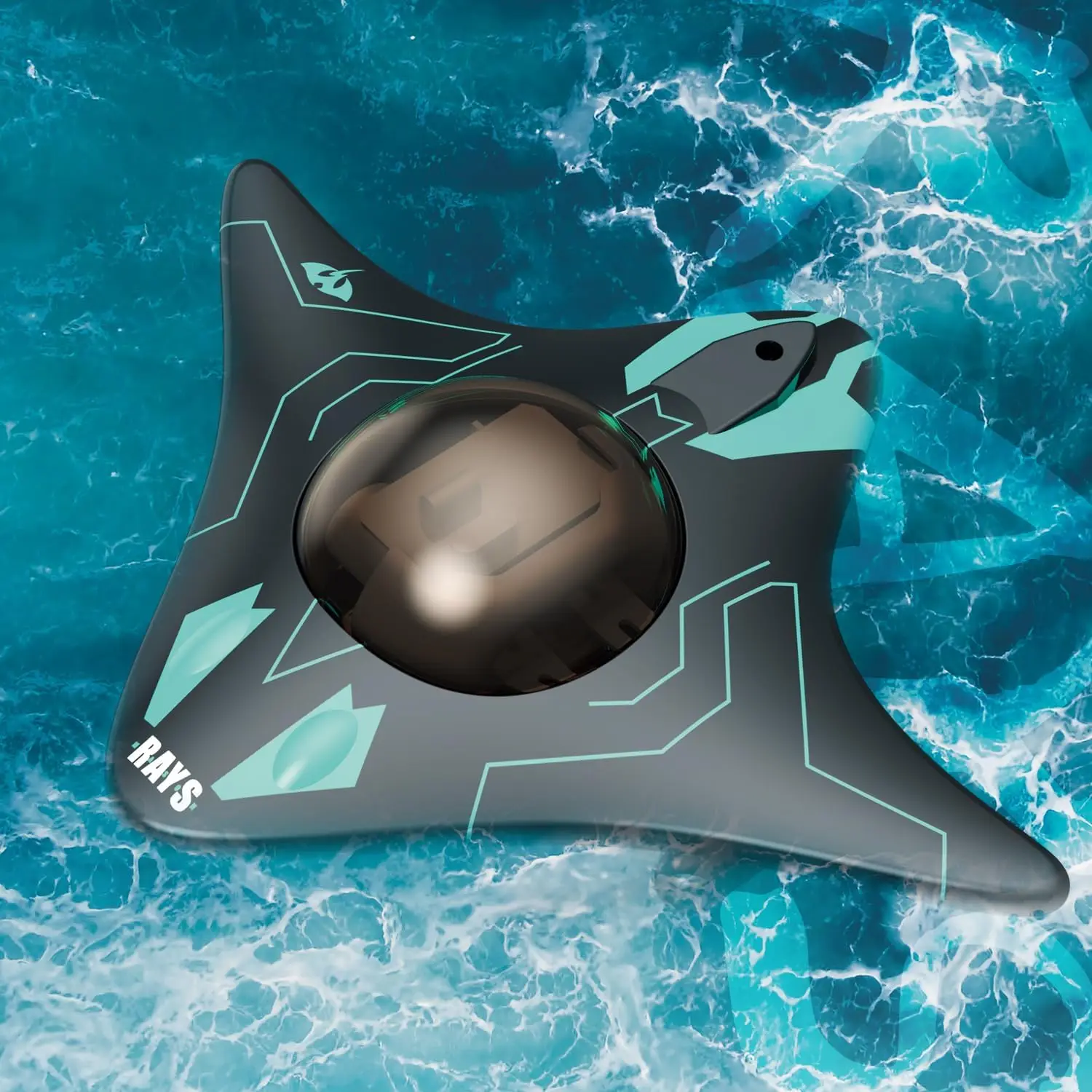 Syrisora ​​RC Mini sous-Marin 6 Canaux Télécommande sous l'eau Bateau RC sous-Marin Modèle Enfants Jouet éducatif Cadeau pour Les Enfants (Blanc