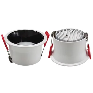 12W LED Downlight for Hotel Projects Modern Aluminum Ceiling Downlight Trimless Recessed Design for Living Room Lighting IP44