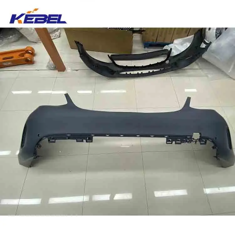 product new car body parts plastic back bumper oem 2058853304 rear bumper for mercedes benz c class w205 c300 2019 2020-6