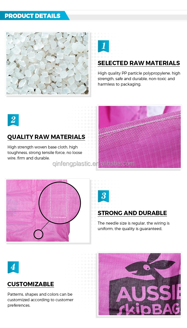 Heavy Duty Construction Garbage Big Contractor Dumpster Bags Industry