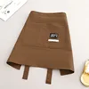 1-7005 Water-repellent half-body waistband - brown