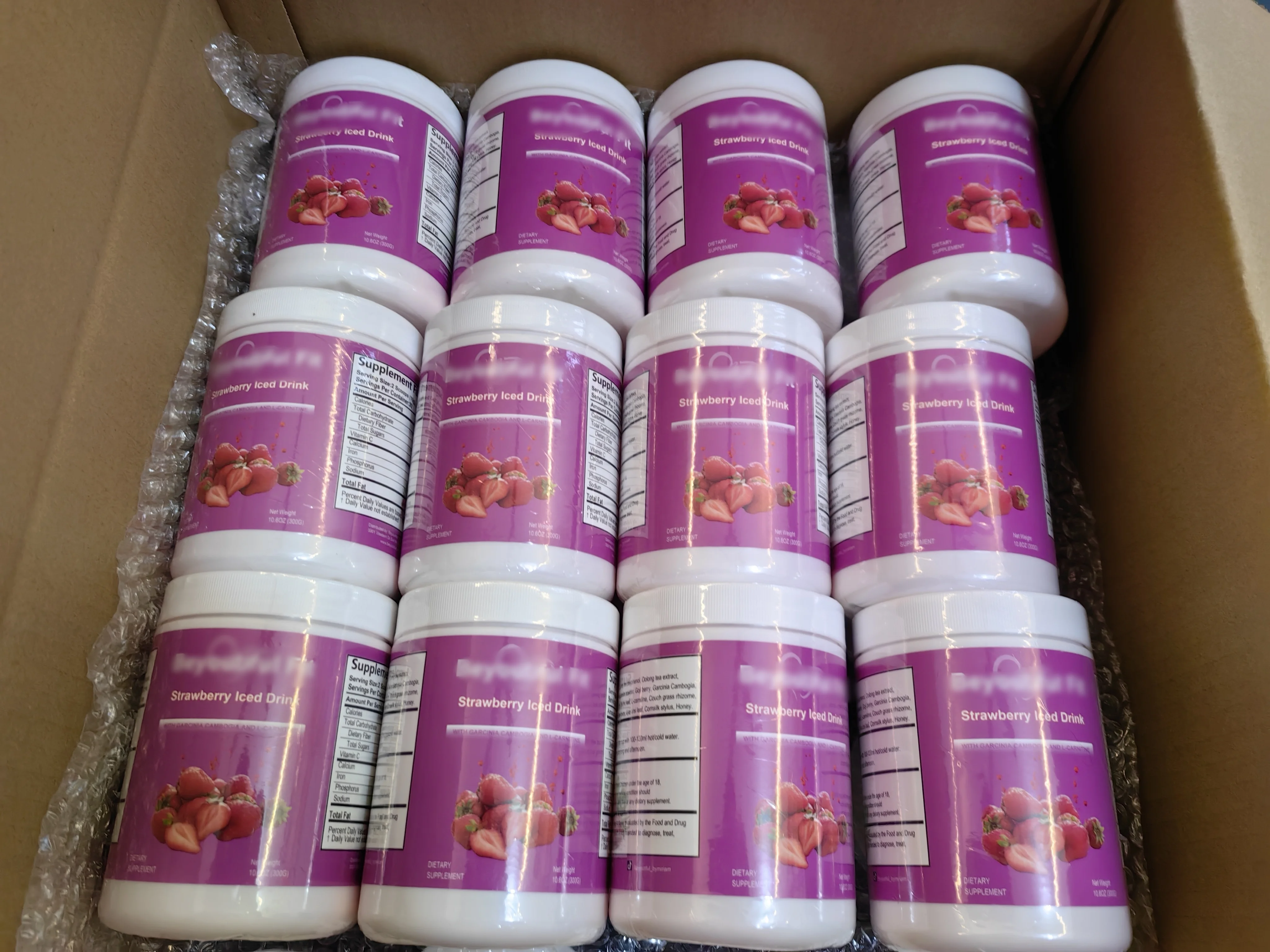 Ледяной Тощий клубничный лимонад