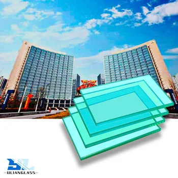 Ulianglass Tempered Glass machining services glass for window low-e glass 4-22mm Anti-shatter  Thickened
