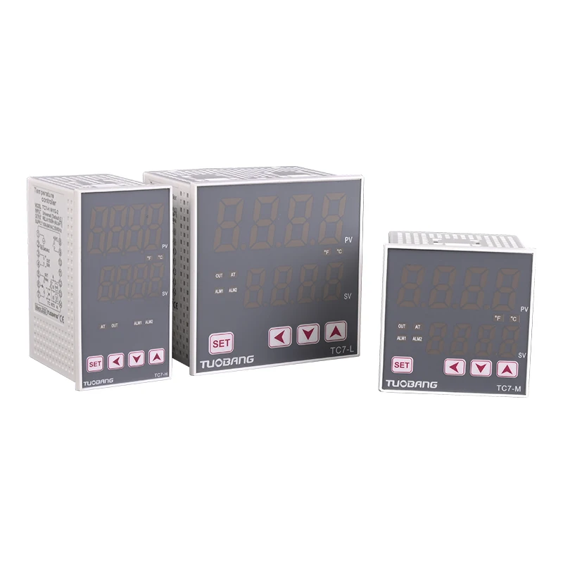 TC7 PID Digital Temperature Controller  ℃/℉ Switchable Relay+SSR Dual Output K/E/J/PT100 Input for Industrial Oven