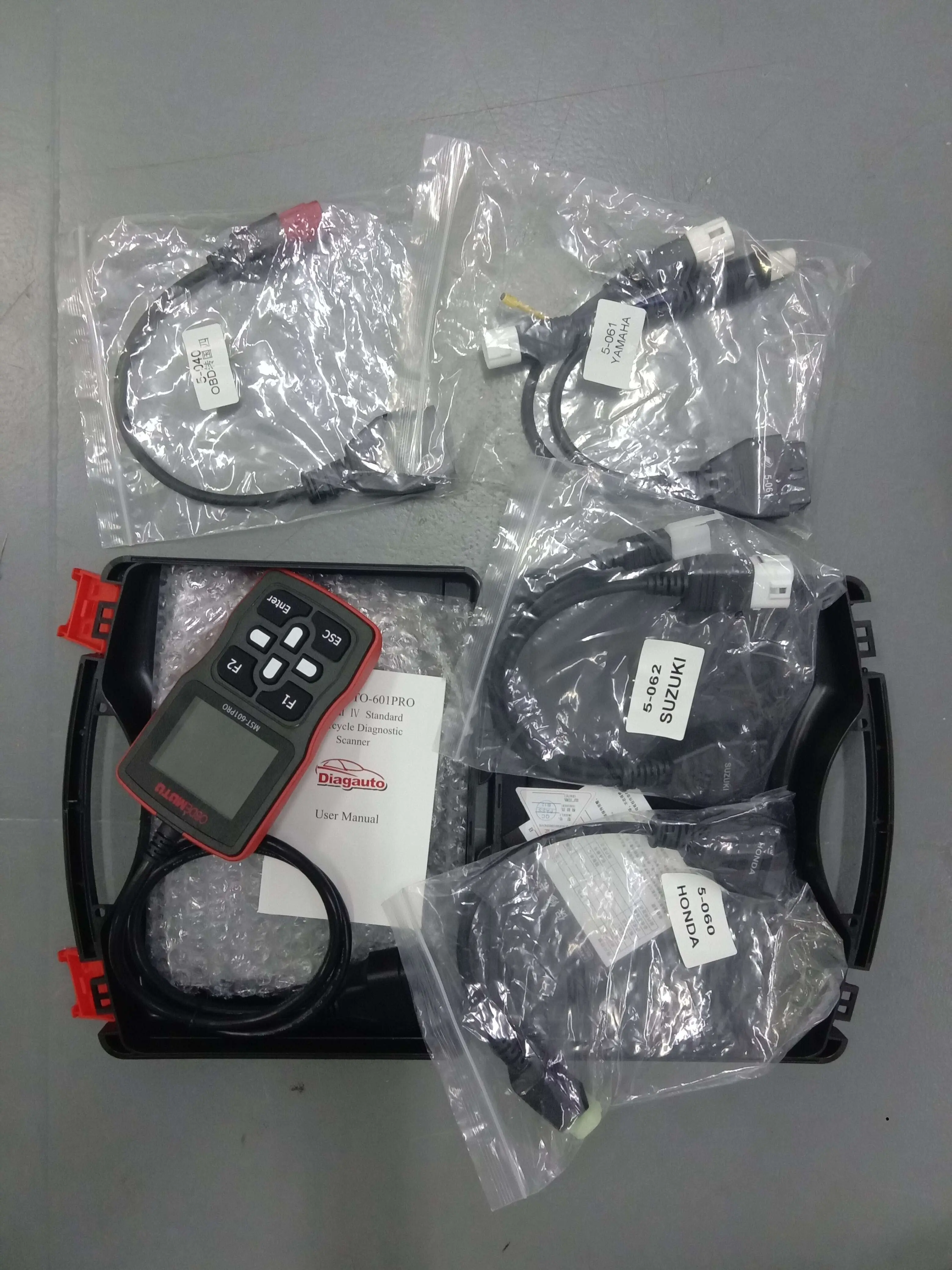 OBDEMOTO MST-601Pro バイクコー​​ドリーダー OBDII/EOBD診断スキャナー