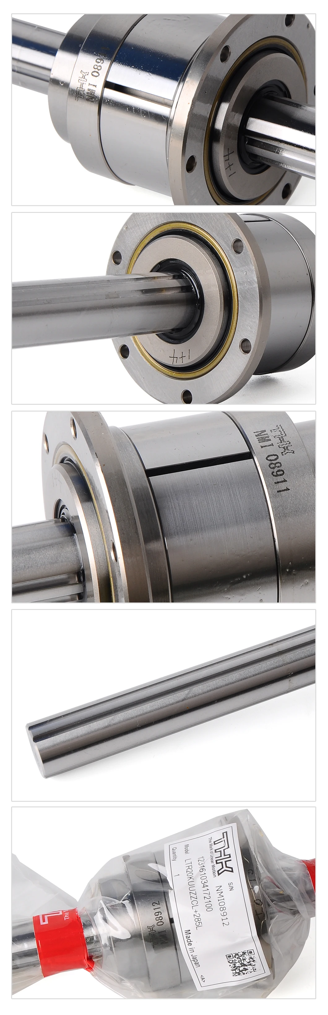 Large Load Capacity Ball Screw Spline Ltr20kuuzzcl+300l Ball Spline