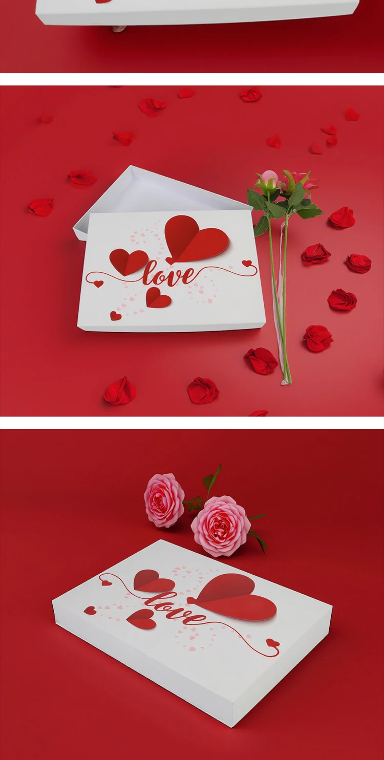 product custom logo luxury art paper rigid box matt lamination foil embossing uv coating valentines day gift box for chocolate-48