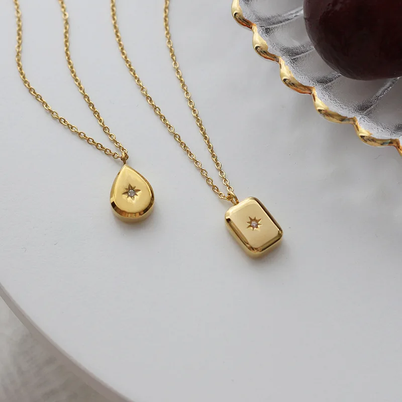 Titanium Steel 18k Gold Plate Star Of 