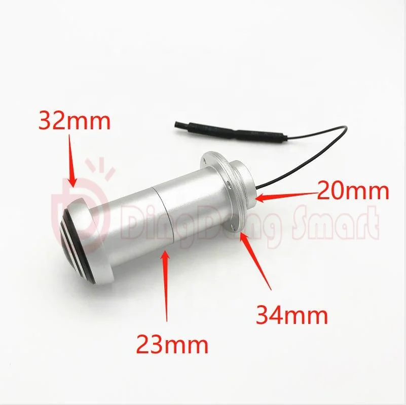 New Design 3.0MP 2304x1296 CMOS H265 Fisheye Lens 180Degree CCTV Peephole Door Mini Wifi IP Camera with Cloud Storage