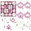 New 44-piece paper box (pink and white)