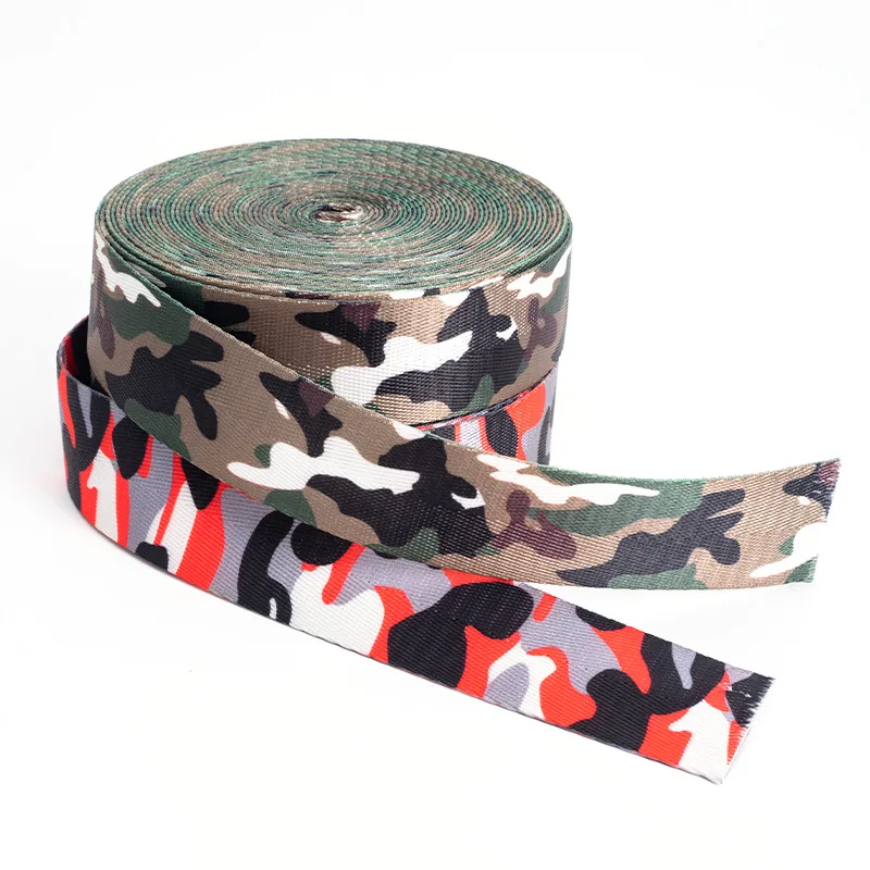 Custom Logo Leopard Print Webbing Dyed Jacquard Elastic Webbing Band for Clothing