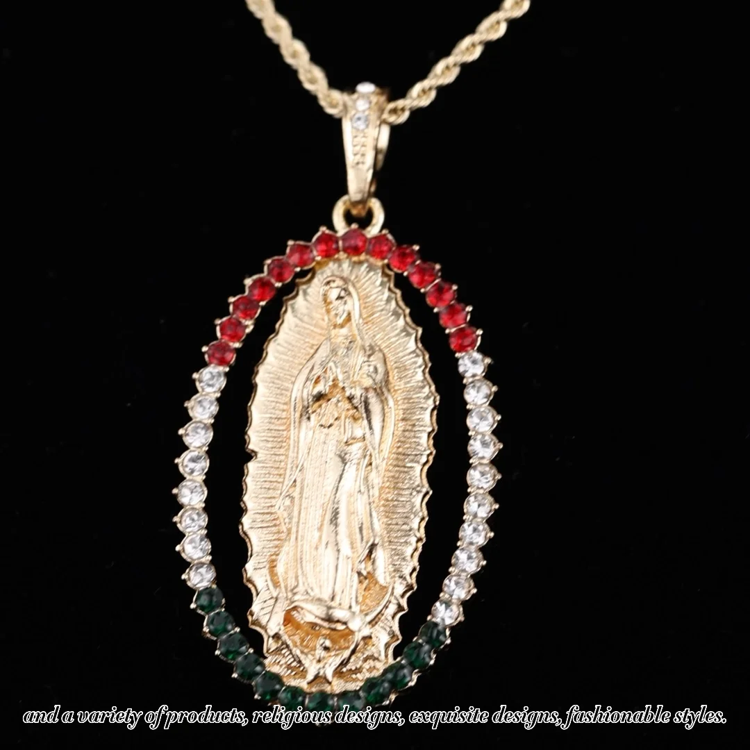 Fp1149 Oro Laminado Dije Custom 14k Religious Catholic Charms Jesus ...