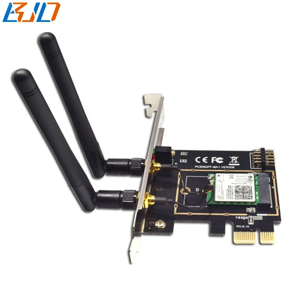 Carte M2 M.2 NGFF E A Key SFP Fibre Gigabit Lan Ethernet 10 100
