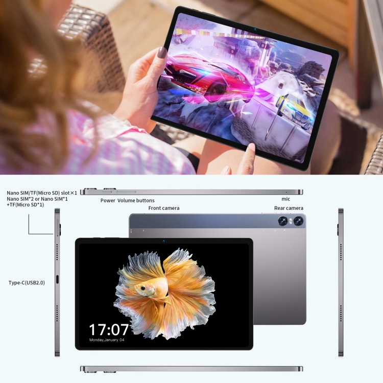 BMAX Maxpad I11 Power Tablet - 8GB+256GB Android 14 Tablet