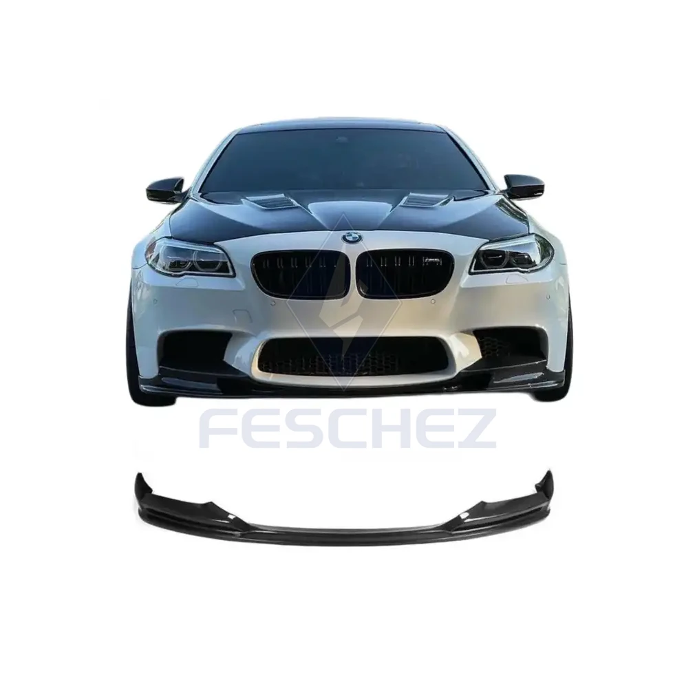 F10 Accessories Carbon Fiber Front Lip For Bmw 5 Series M5 2010-2016 ...