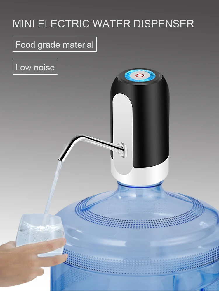 Перезаряжаемый мини-размер электрический USB зарядка беспроводной питьевой воды диспенсер