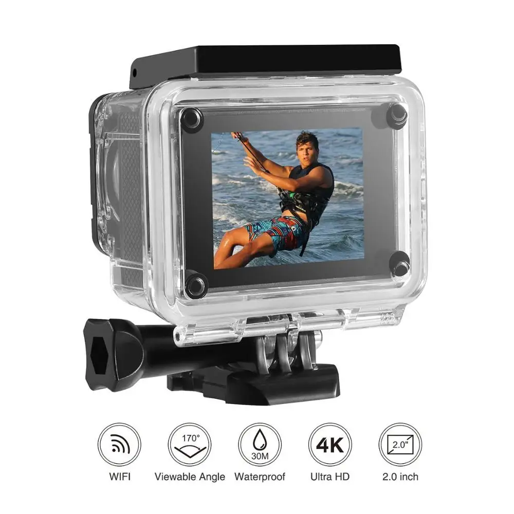 Ausek Pro Vlog 10 Camera Action Camera Thieye Kogan 4k 5k 20mp 16mp Wifi Action Camera with Full hd 1080p