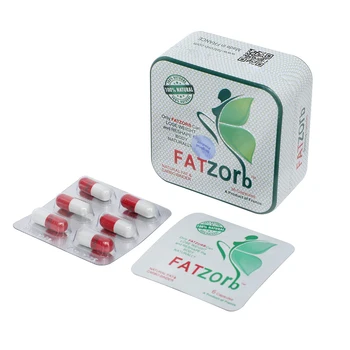 Fatzorb OEM/ODM Wholesale Top Quality fast Max Detox Real Slimming hard red Capsules with Iron box