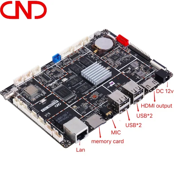 Android Development Board 4G lte With Lvds Output RJ45 USB WIFI Module for Touch Kiosk
